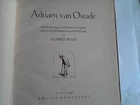 (Ostade, Adriaen van) - Bock, Elfried: Adriaen van Ostade. Die Radierungen ...