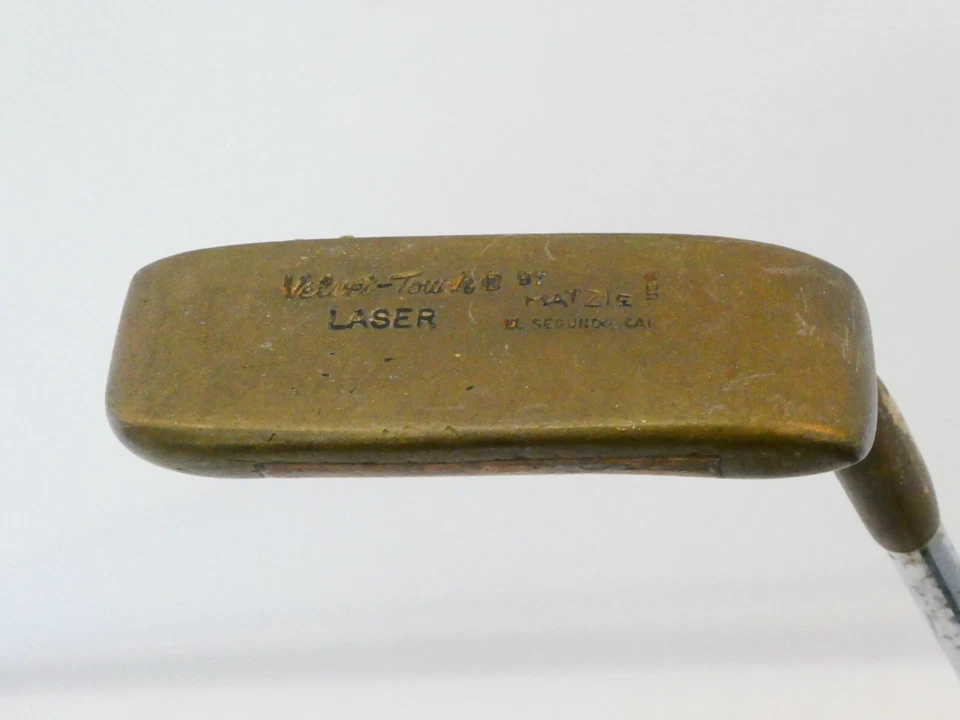 Matzie Vintage Velvet Touch Laser Vintage Brass Putter  - 35" Length ~USED~ - Image 4 of 4