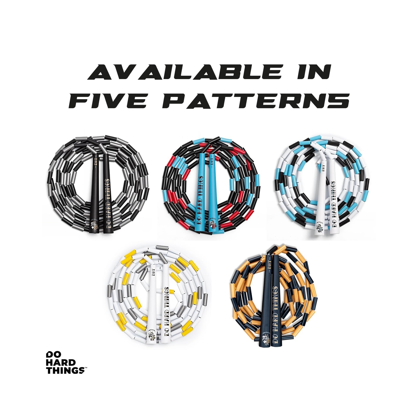 Elite Jumps - Do Hard Things Edge Beaded Jump Rope - For All Ages -... Fast Ship