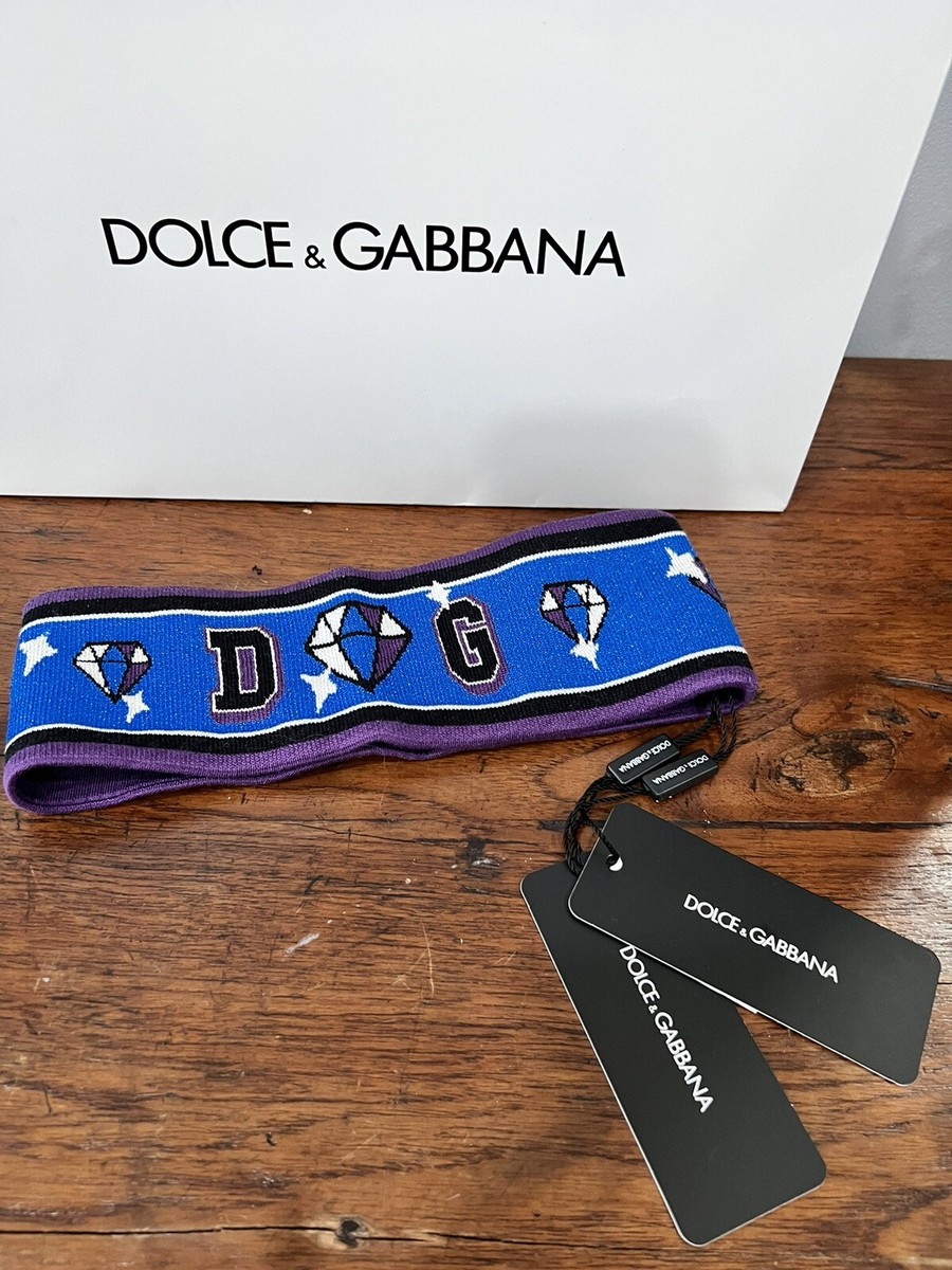 マークン様DOLOCE&GABBANAベルト Calfskin belt with DG logo with rhinestones and pearls in