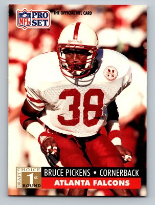 1991 Pro Set #732 Bruce Pickens DC, RC Rookie Atlanta Falcons | eBay