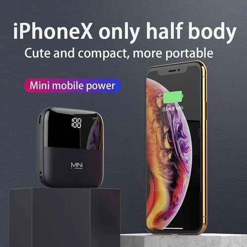 10000mAh Portable Mini 2USB Power Bank External Charger Fast Charging Battery - 第 2/21 張圖片