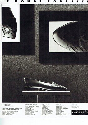 Advertising 1022 1988 Fratelli Rossetti Moccasin Shoes