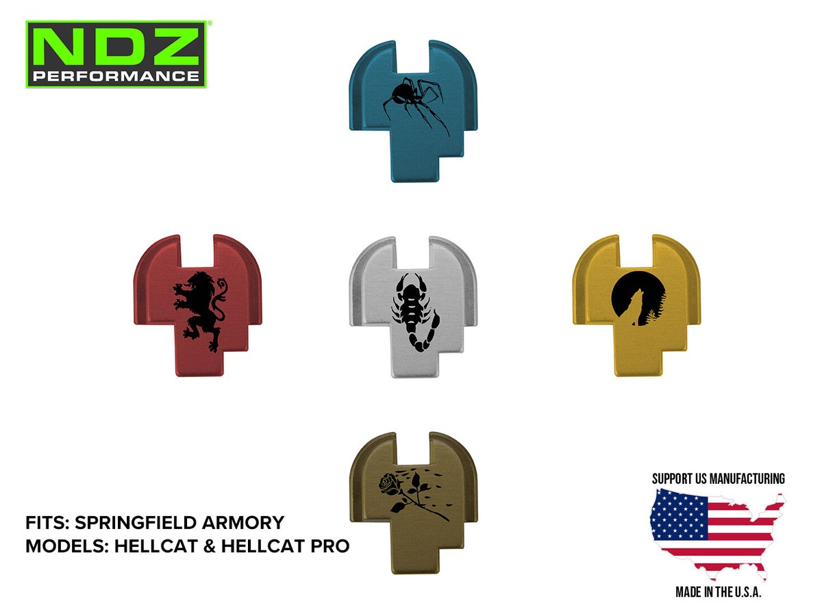 NDZ Springfield Hellcat, Pro, Pro Comp, OSP Rear Slide Plate