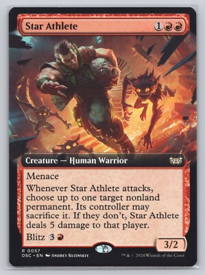 MTG Bling - Star Athlete (Extended Art) - Duskmourn -E407