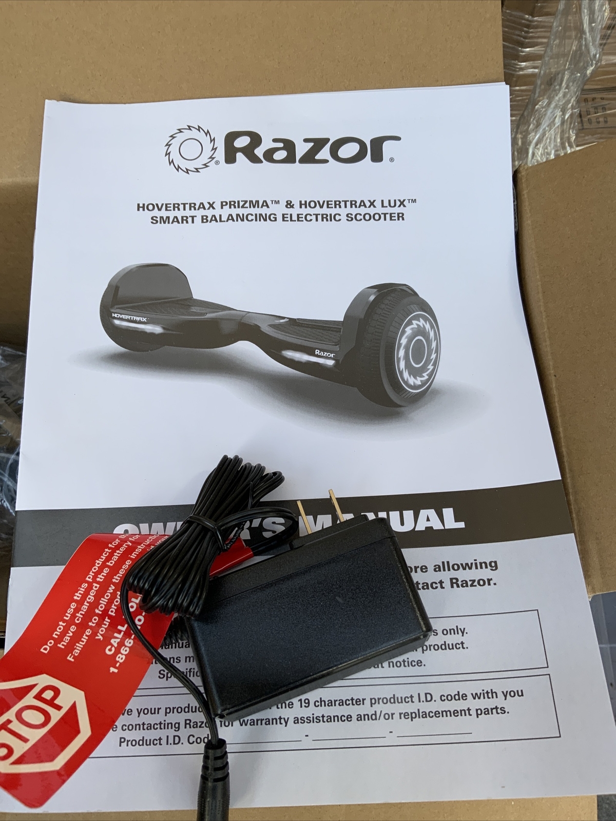 💥 NEW | Razor Hovertrax Lux - Black/Red - 845423024857