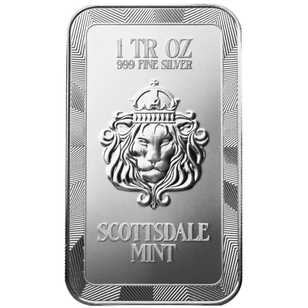 1 oz Silver Bar St. Patrick's Day - Celtic Cross .999 Silver w