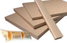 Grenaisol Kaminbauplatte 40 mm St&auml;rke SET w&auml;hlbar Platten 60x80 cm Grena Kleber
