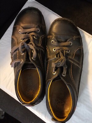 Men\'s Black Lace Up Casual Dress Shoes EU 45 New Without Box Unbranded Black Dress Shoes for Men for sale | eBay main image 4
