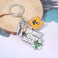 Grand Theft Auto 5 Various  GTA6 Keyrings Los Santos PS Xbox Metal Keychains UK