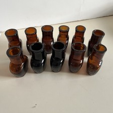 SUPERB SET OF 11 x OXO ADVERTISING JAR POTS BOTTLES VINTAGE OLD ANTIQUE c1900