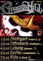 Cypress Hill - Cypress Hill, Tour 2002 | Konzertplakat | Poster