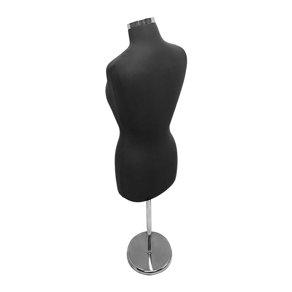Female Mannequin Dummy Model Dressmaker Clothes Display Torso - Black