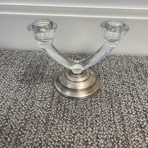 WM Rogers MFG Co. Doppelkerze Sterling 🕯️ Schneller Versand
