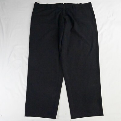men's dress pants black tapered Wyobmus for Men Stretch Wrinkle Free Pants Solid Elastic Waist Button Business Suit Pants,S-5XL Functional pockets add practicality Raphael Men's Washable Flat Front