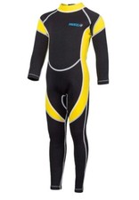 NWOT Hisea Wetsuit Scuba Donkey Kids Size 12 Yellow  Black 2.5 mm Neoprene