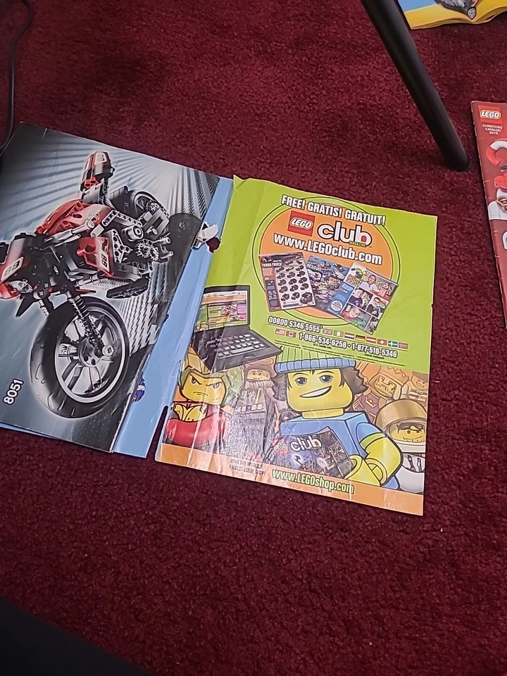 Folleto de instrucciones LEGO Racers Lamborghini Polizia 8214 solo manual de instrucciones Foto 4 de 4