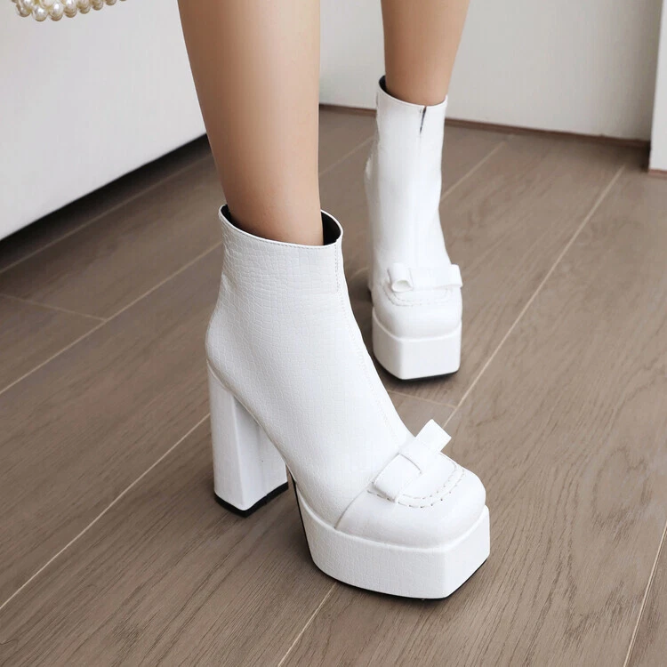 Platform shop ankle boot