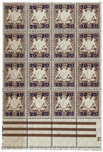 GERMAN COLONIES CHINA 1906 46IIBMb ** MNH PAIR signed STEUER BPP