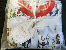 Pottery Barn Teen Size 16 XL Large Grinch Tight Fit Pajama Set Christmas Pajamas
