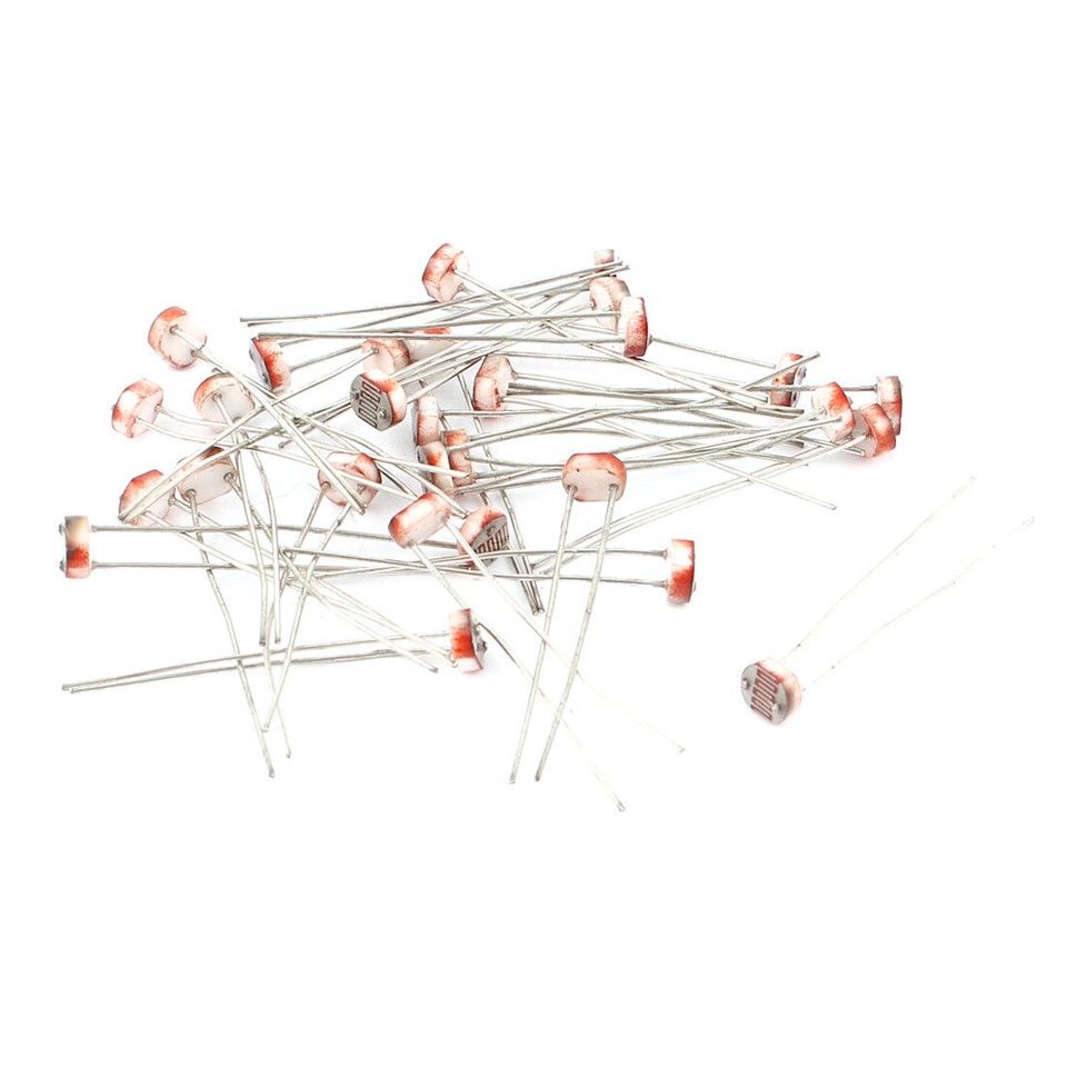 10 FOTORESISTENZA LDR Sensore Luce ARDUINO Fotocellula Solare GL5528 Resistenza - Foto 11