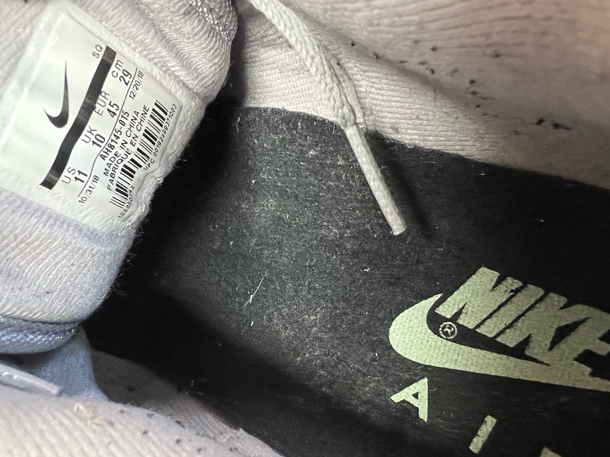 RARE🔥 Sz 11 - Nike Air Max 1 Atmosphere Grey Fresh Mint 2019 AH8145-015 Men's — product photo 8 of 10