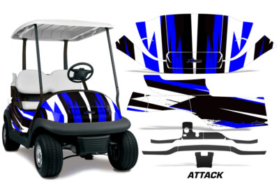 Golf Graphics Decal Stickers For Club Car Precedent I2 2004-2017 Attack U
