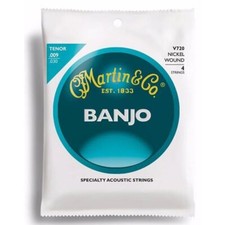 Martin V720 Vega Nickel Wound Tenor Banjo Str...
