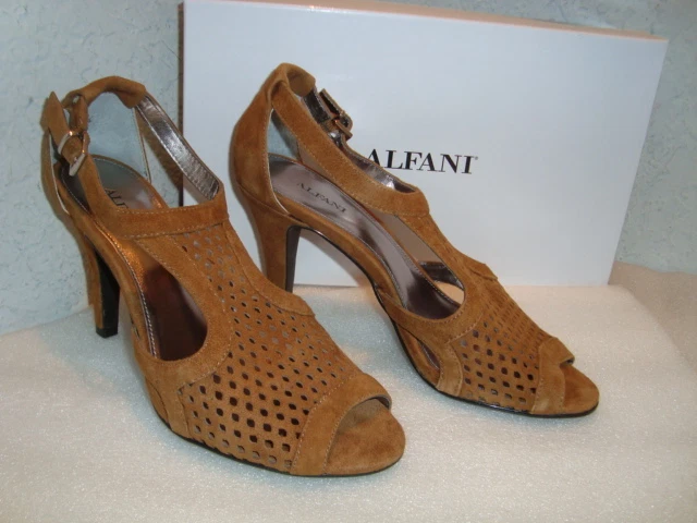 NEW BALANCE Scarpe sandali Alfani donna nuovi con scatola Elyssa marrone antico 6 MED NUOVI SKU 8627