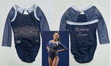 PENN State University NCAA Big 12 Gymnastics GK Leotard PSU Athlete 8 Worn AM