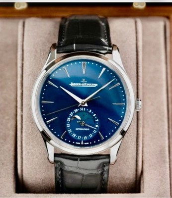 2026 NEW Jaeger LeCoultre Master Steel Ultra Thin Moon Watch, Q1368480, FULL SET