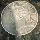 1923-D Peace Silver Dollar $1 Silver Coin Denver Mint Uncertified