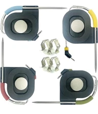 Meatender 4 PC Pro Meat Temperature Probes For Connect Smart Grilling Hub