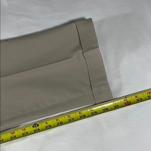 Brooks Brothers mens khaki double pleated cuffed chino pants - size 34x31 - Picture 12 of 13