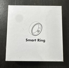 Silver SMART RING Size 7 Health and Fitness Tracker Waterproof New Sealed Box