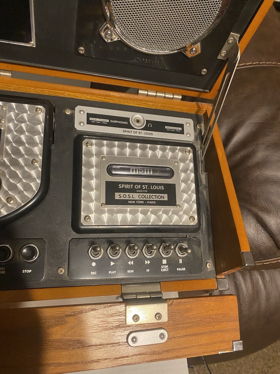 Charles Lindbergh Spirit of St. Louis 1927 Radio, CD, and Cassette