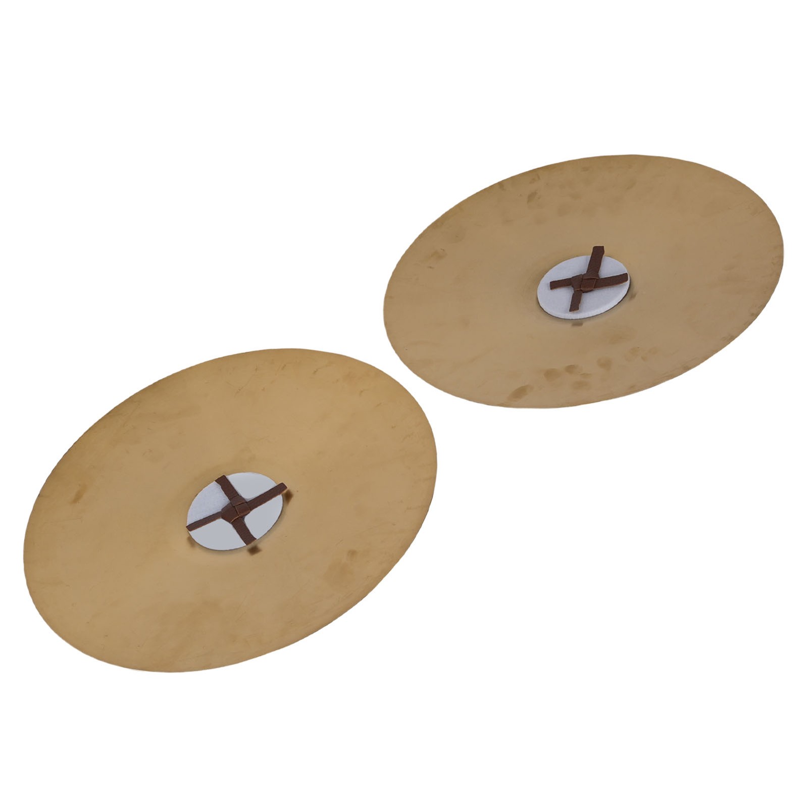 1 Pair 14 Drum Cymbals With Straps Alloy Percussion Cymbal Set For Beginner HEN