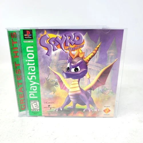 Spyro the Dragon PS1 (Sony PlayStation 1) CIB Complete Tested Working