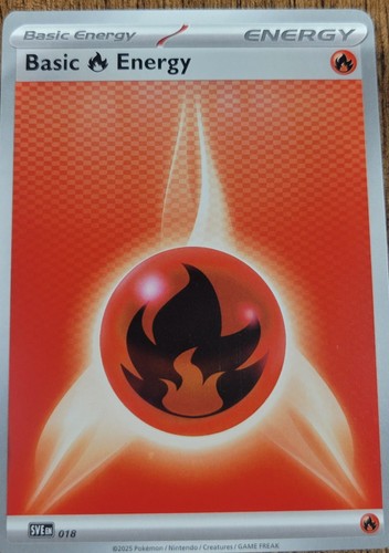Pokemon SV: White Flare Fire Basic Energy #018 Pokemon TCG