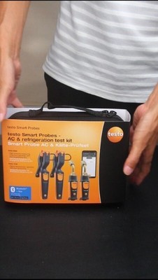 1PC Testo 0563 0002 10 Refrigeration Smart Probes Kit 115i 549i 100m Bluetooth