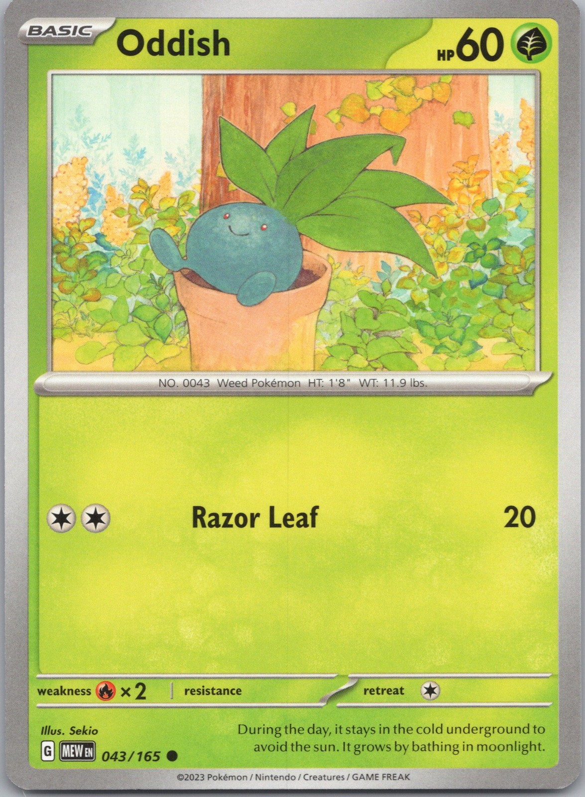 SV: Scarlet & Violet 151 #043/165 Oddish