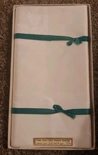 Vintage Set of 6 Pure Irish Linen Damask Napkins Made in Ireland 22” pattern 439