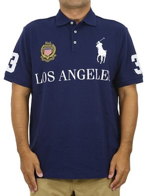 トップス POLO RALPH LAUREN BIG PONY LOS ANGELES Polo Ralph Lauren Big Pony Custom Slim Fit City Polo Shirt