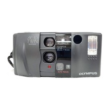 Olympus AF-10 TWIN 35mm Auto Focus Film Camera Used Good Grey JP