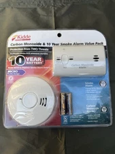 Kidde 10 Year Smoke Alarm and Carbon Monoxide Value Pack Models New Sealed