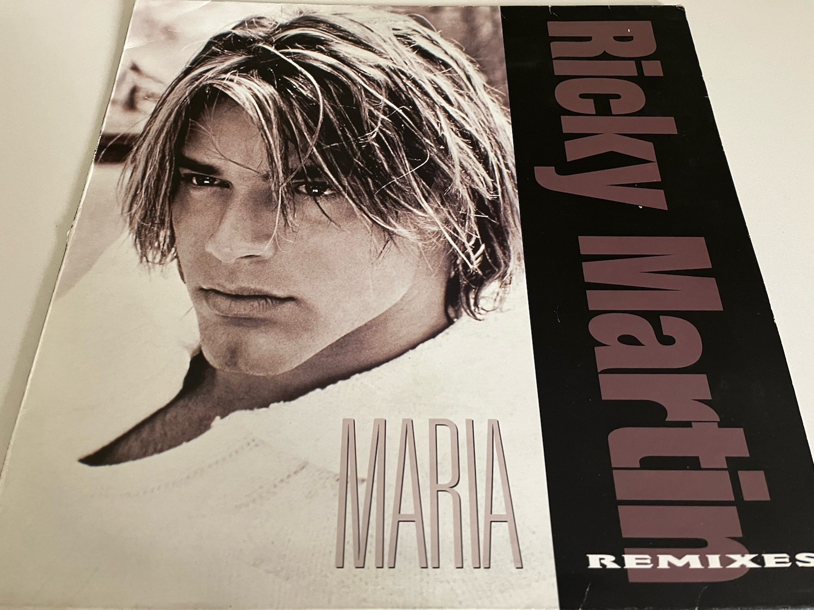 Ricky Martin ‎– Maria (Remixes) 1996 LP Columbia