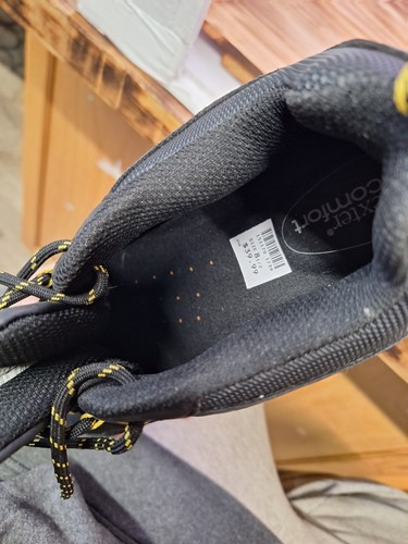 Steel Toed Dexter Comfort Heavy Duty Work Shoes Black Yellow Men SZ 8.5 M - Picture 9 of 11