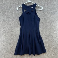 Speechless Juniors Dress Size Small Blue Sleeveless Back Zip Closure