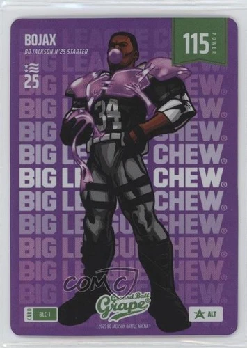 2025 Bo Jackson Battle Arena TCG: N \'25 Starter Big League Chew BoJax #BLC-1