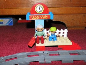 LEGO Ville Duplo Train Starter Set 5608 Original Packaging BA Diesel Locomotive w/ Motor Sound TOP